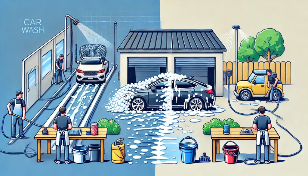 Why Professional Car Washes are Better than DIY